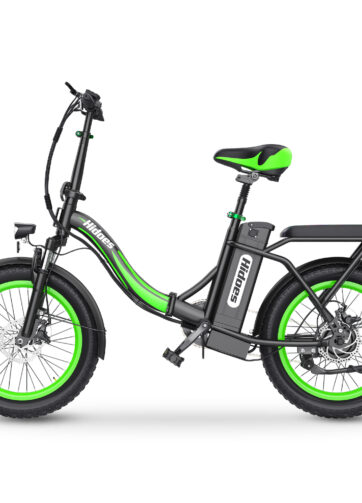 Bici Elettrica Pieghevole Ebike 250W Motore,Hidoes Bicicletta Elettrica 48V 13AH Batteria Rimovibile Gamma 35Miles,Bicicletta Pedalata Assistita per Urbana 20" Pneumatici