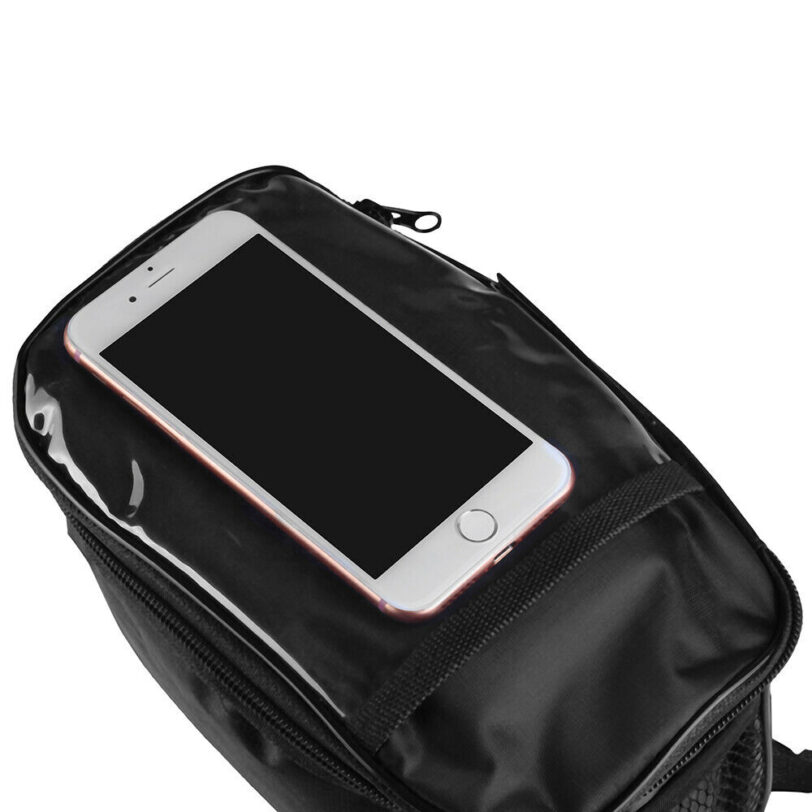 Borsa Impermeabile per manubrio con porta smartphone handlebar with holder zip - immagine 2